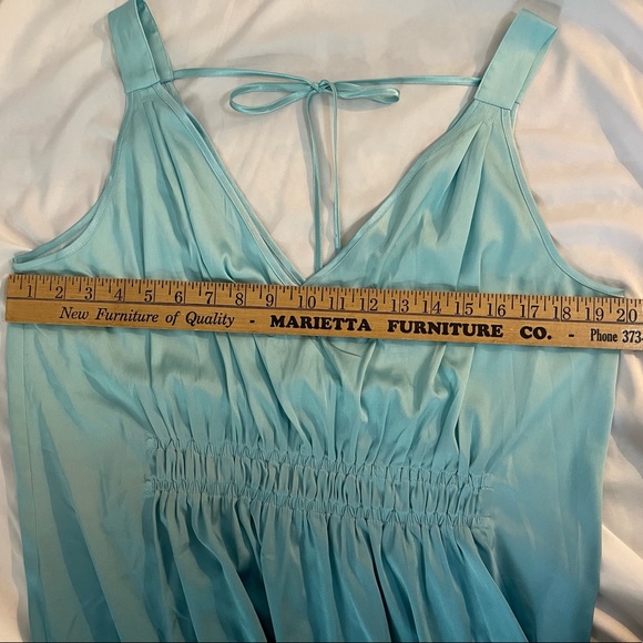 White House Black Market OMBRE MAXI DRESS Size XL - Picture 14 of 17